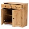 Baxton Studio Lauren Modern and Contemporary Oak Brown Finished Wood 2-Door Buffet Kitchen Cabinet 190-11984-ZORO - alternate 6